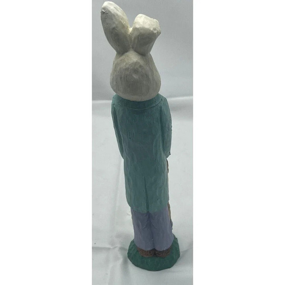 Vintage 12” Easter Bunny Figurine Chris/ Carrots Bunny Pencil ABC # 16870 - Picture 4 of 15